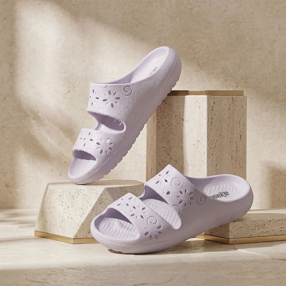 A-HA COSYWALK-E Purple Casual Slides For Women By Liberty — photo 2