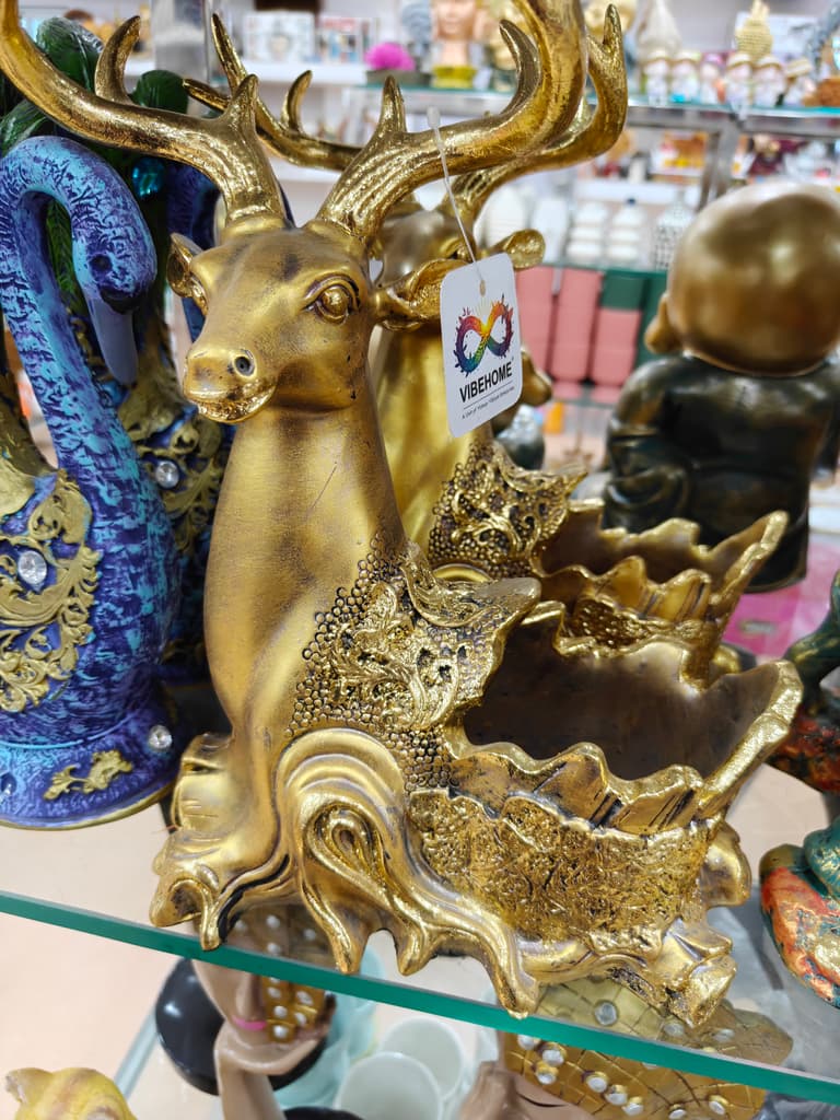 Gold Dragon Statue | Decorative | Bronze | Gold