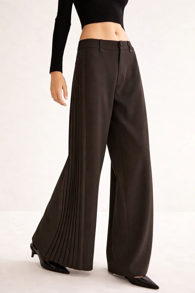 Pleat Please Wide Leg Pants — photo 5