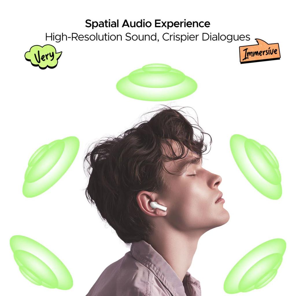 boAt Airdopes 300 | Wireless Earbuds with 50 Hours Playback, Quad Mics AI ENx™ Tech, ASAP™ Charge, Spatial Audio — photo 4