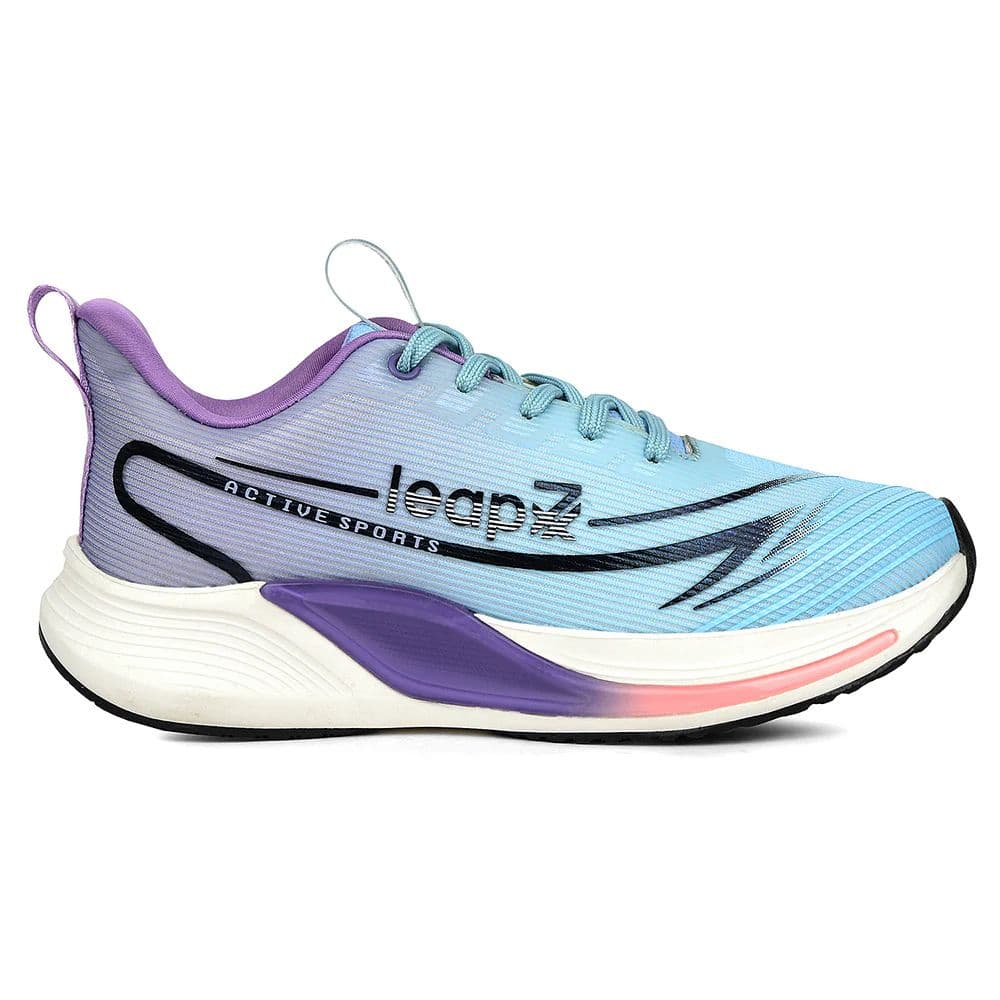 Leap7x Blue Sports Lacing Running Shoes For Women LIBYA-1 By Liberty — photo 2