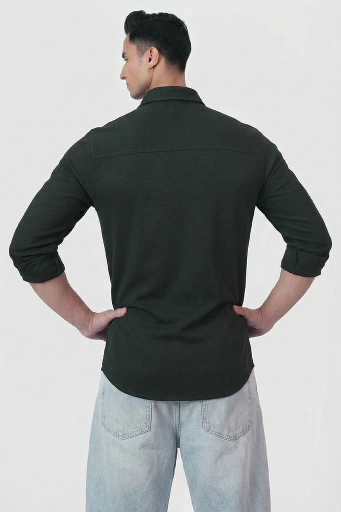 Foundation Fullsleeves Shirt Olive — photo 6
