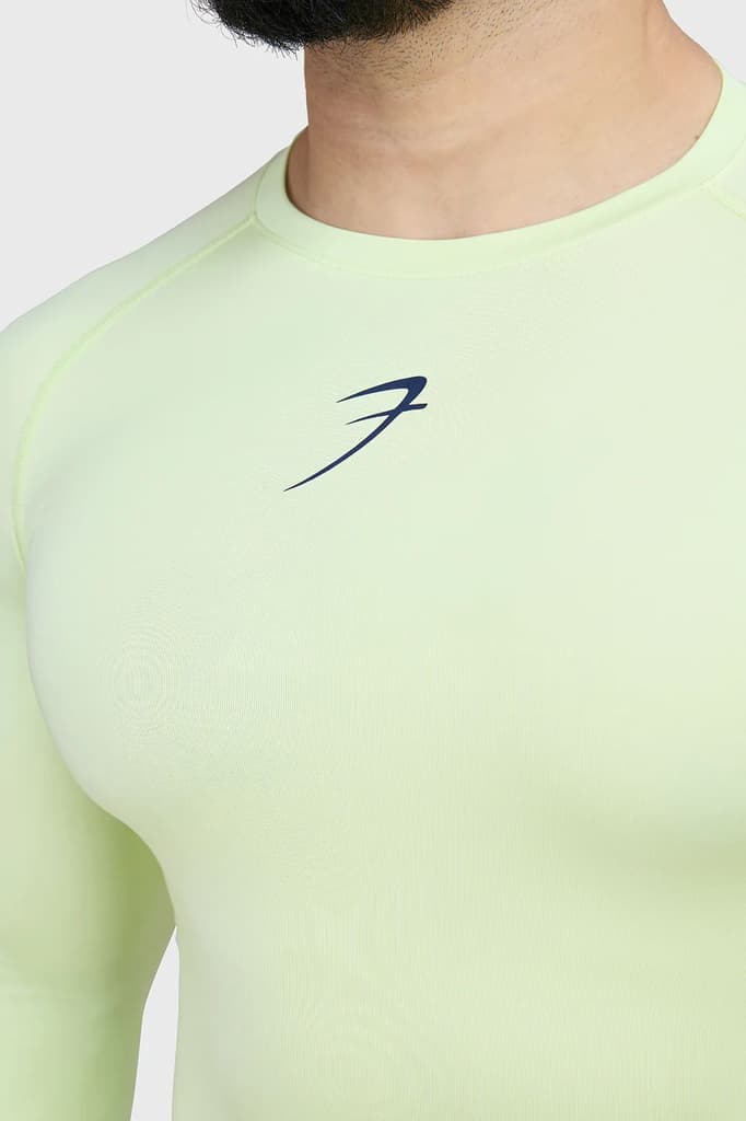 Compression Fullsleeves T-shirt Lime — photo 3