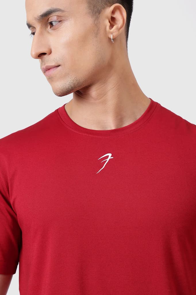 Pulse Running T-shirt Deep Red — photo 3