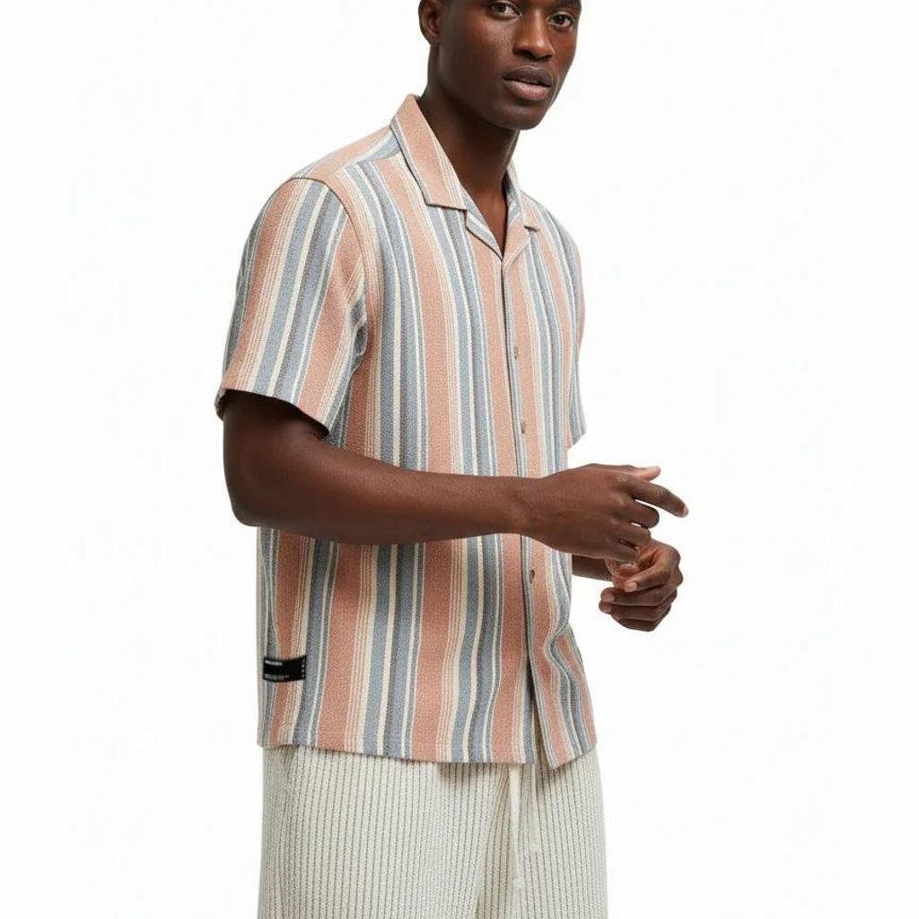 Sunset Stripe Resort Shirt