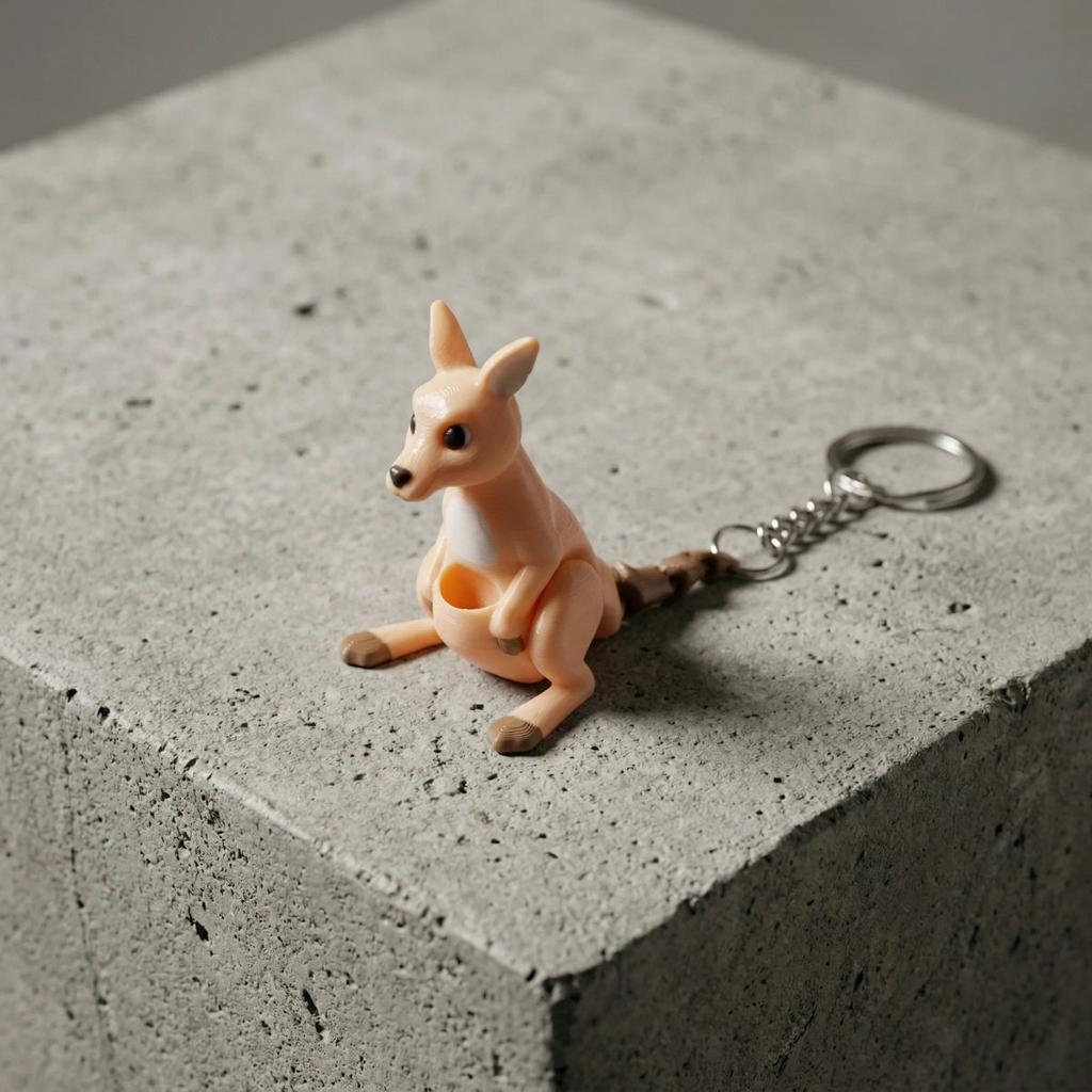 Kangaroo Keychain