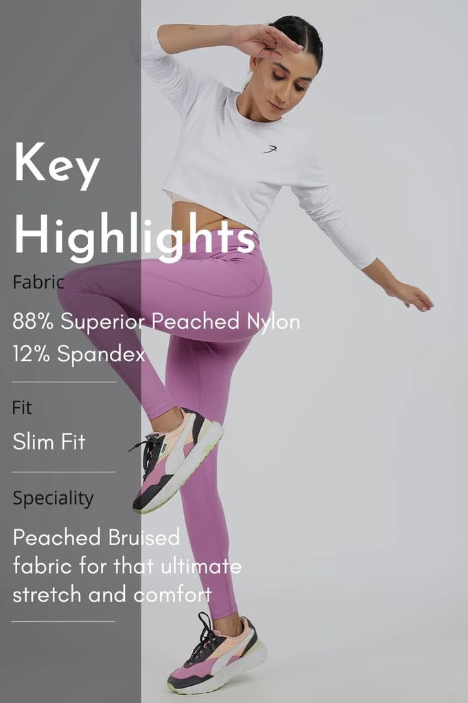 Timeless Nylon Leggings Pink — photo 6