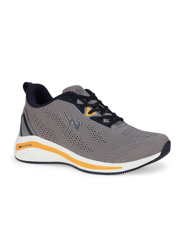 CAMP ERIK Grey Men's Running Shoes — Grey / 6