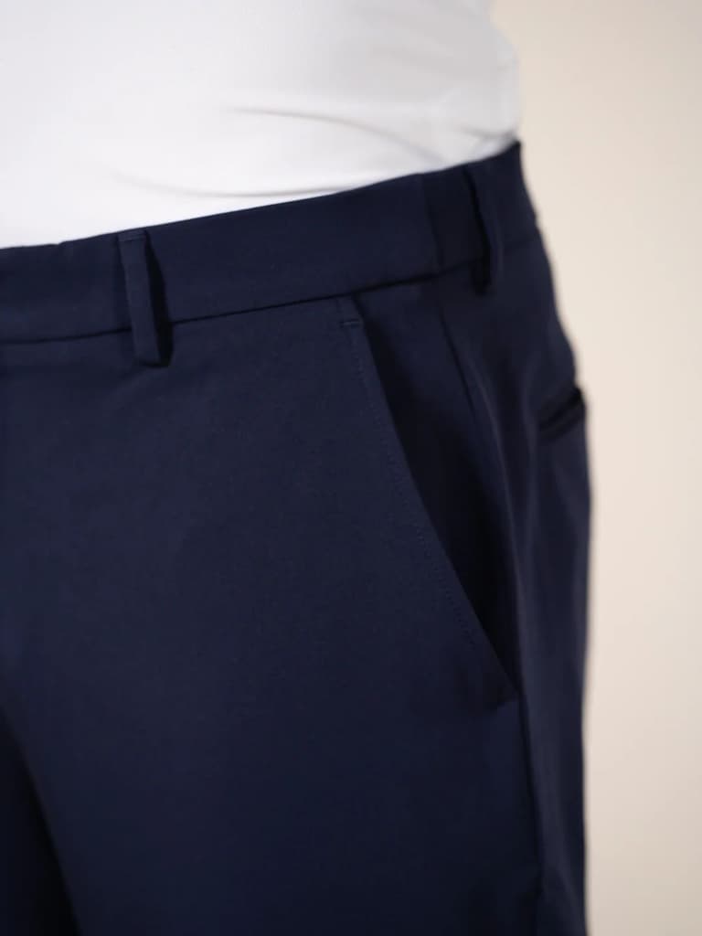 Workday Navy 925 Relaxed Fit Smart Formal Trousers — photo 7