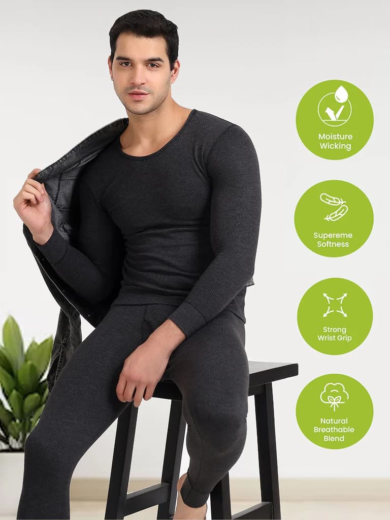 BlazeTech Thermal Set Full Sleeves | Dark Grey — photo 3