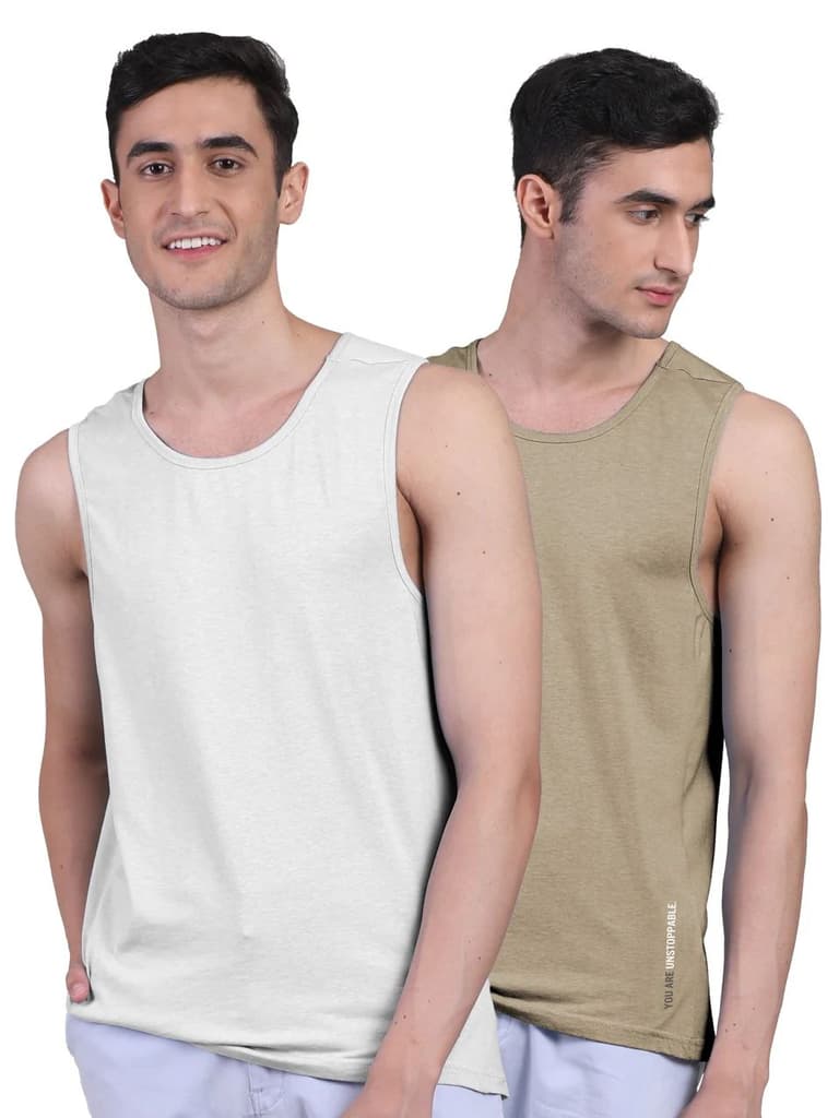 Twin Skin Organic Bamboo Vest - Active Fit (Pack of 2) — photo 13