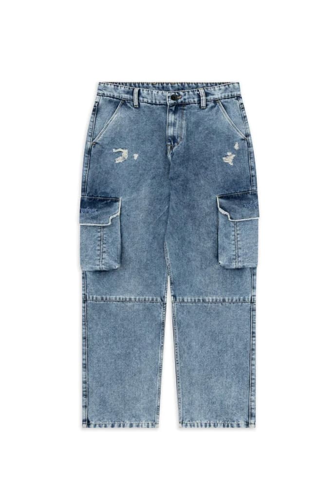 Steel Denim Cargo Pants_Royal Enfield x Urban Monkey — photo 10