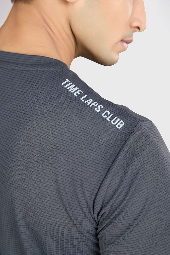 Checks Running T-shirt Grey — photo 5