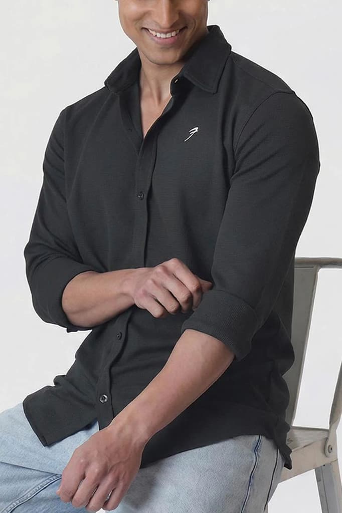 Foundation Fullsleeves Shirt Dark Grey — photo 3
