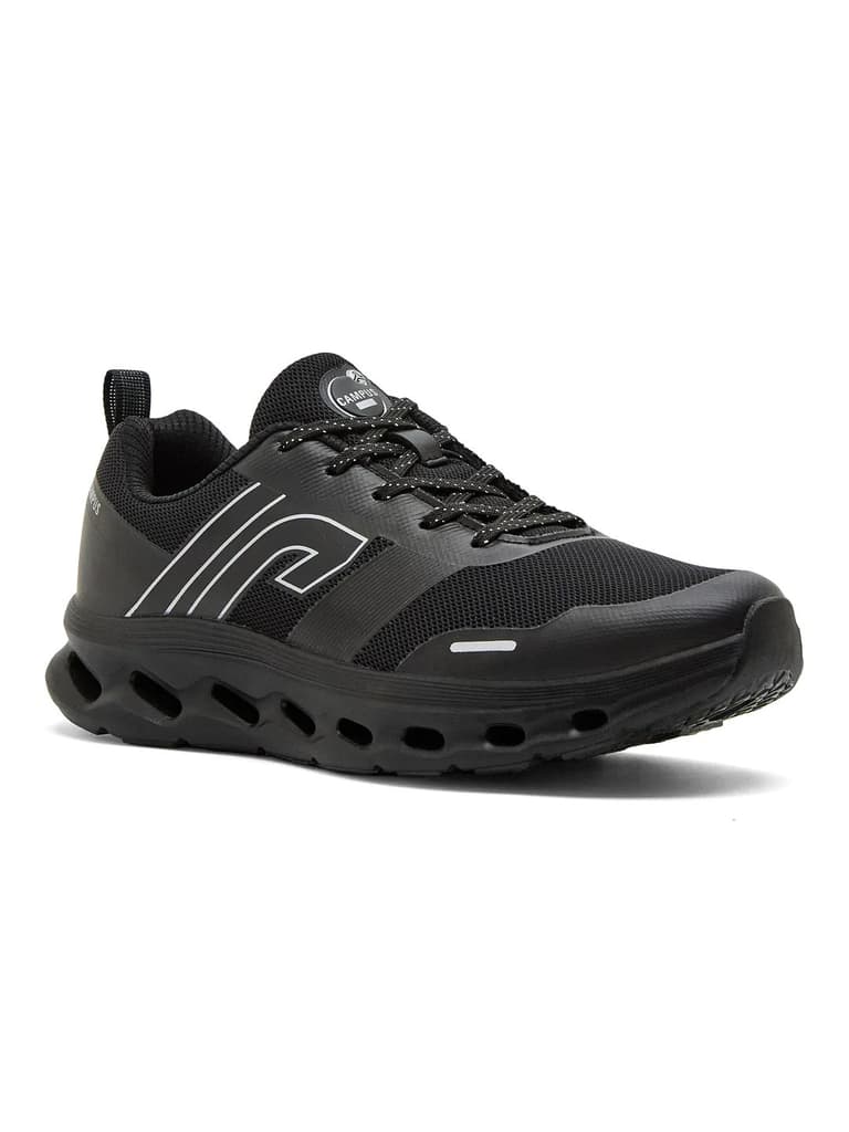 CHAZE Black Men's Running Shoes — Black / 6