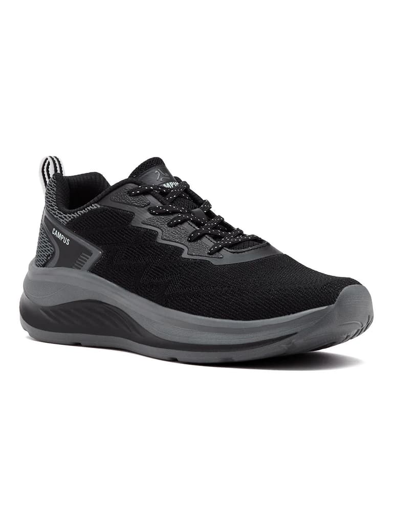 FYBER Black Men's Running Shoes — Black / 6