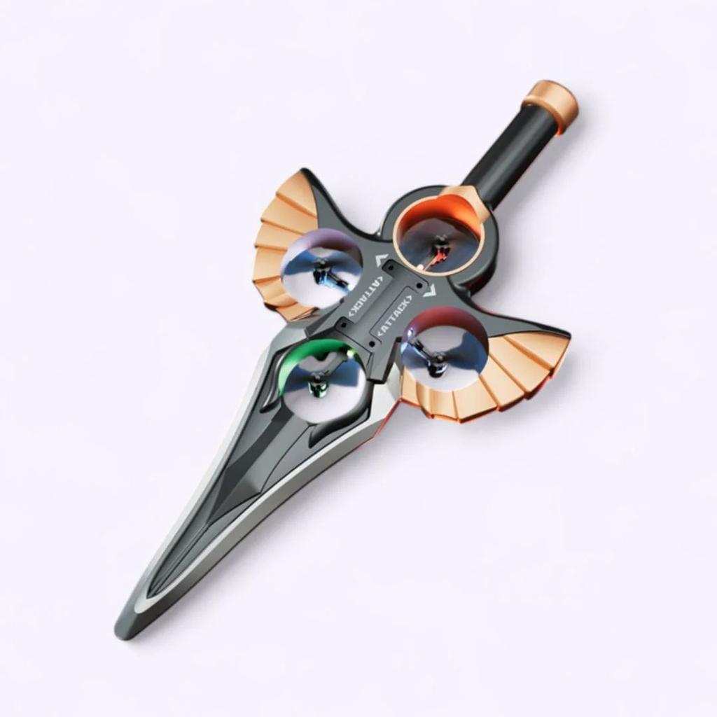 Flying Sword RC Drone Toy | 4-Propeller Hover Blade - Thermocol — photo 5