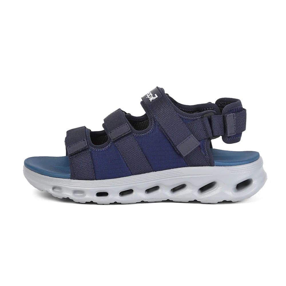 Leap7X AIRFLOW-S2 Men's Navy Blue Casual Sandals - Velcro Closure with Airflow Outsoles — photo 5