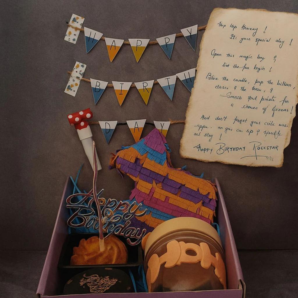 Birthday in a Box Gift Hamper | Mini Birthday Celebration Kit — photo 3