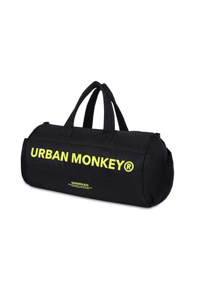 Puffer Duffle Bag // Neon On Black