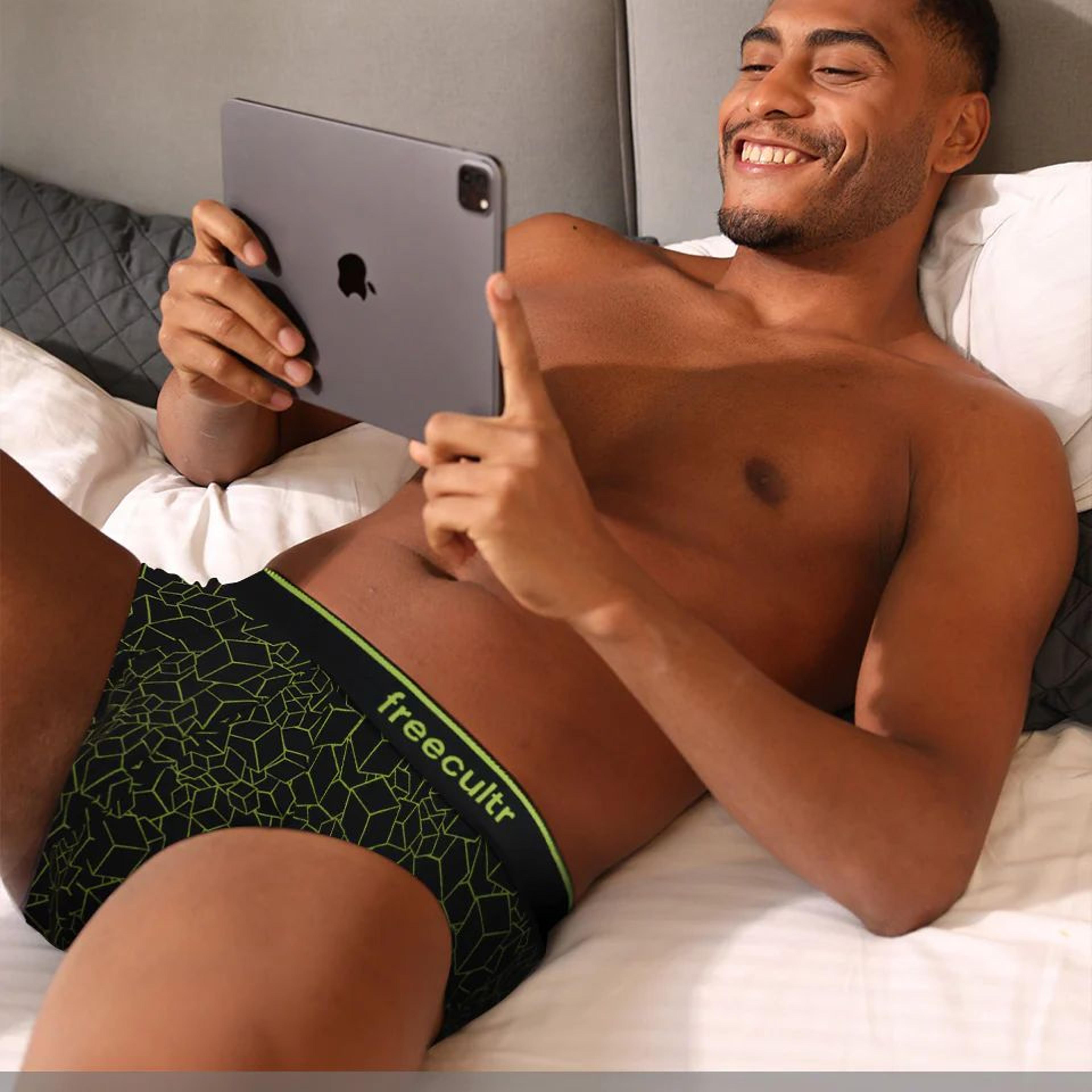 Men's Cotton Printed Briefs (Pack of 2)
