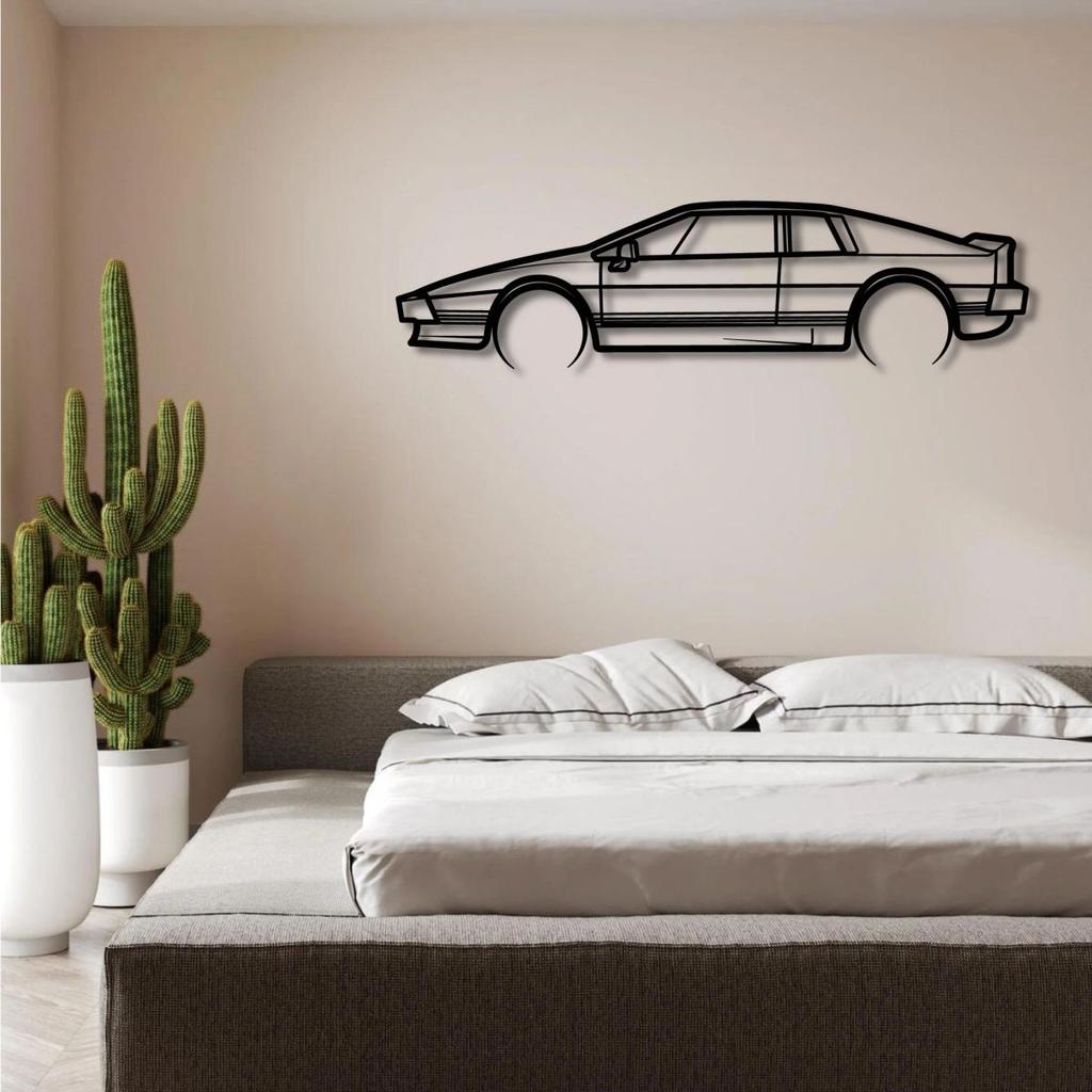1982 LOTUS ESPRIT 2.2 TURBO METAL WALL ART — photo 3