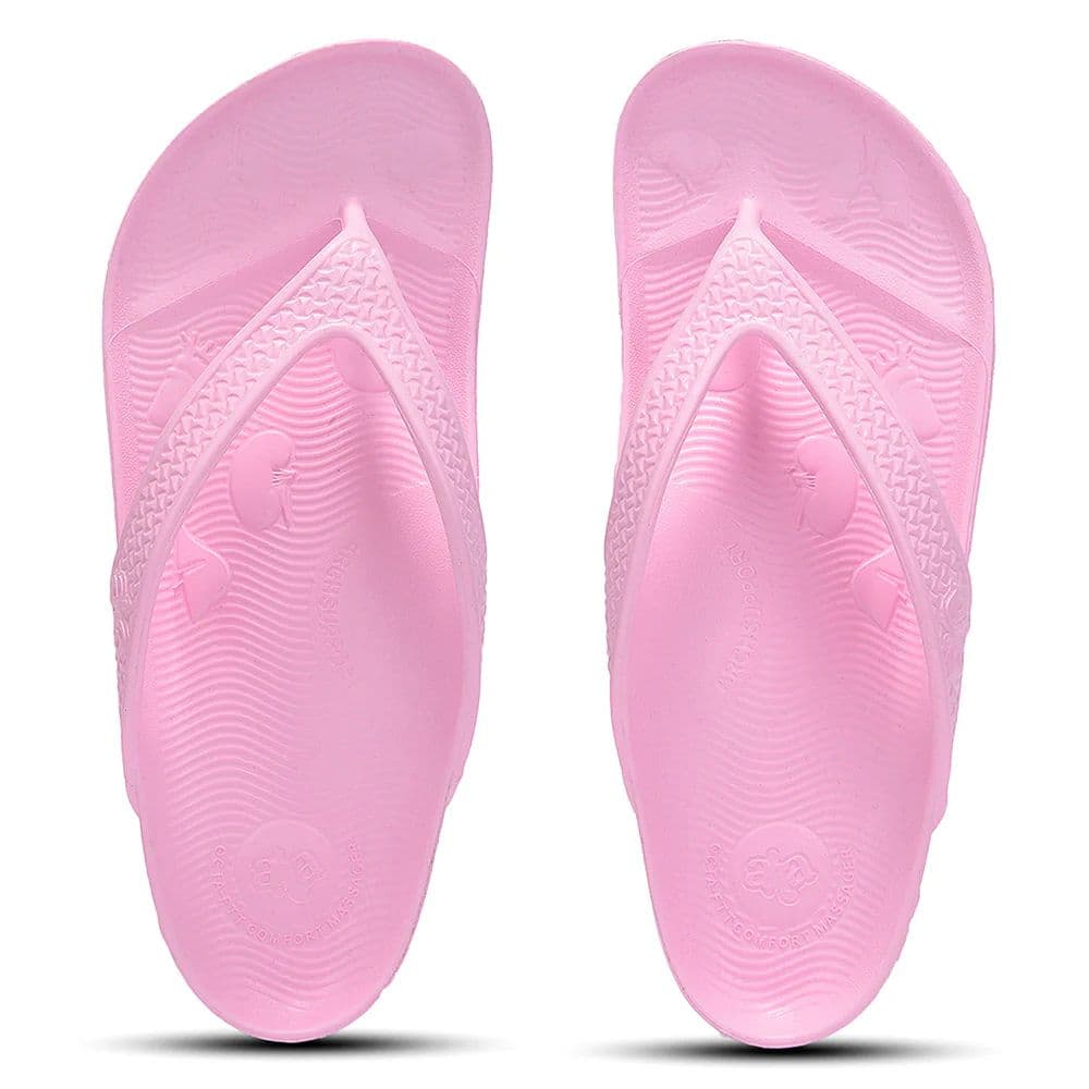 A-HA ORTHO-1L Pink Casual Slip on Slippers for Women by Liberty — photo 7