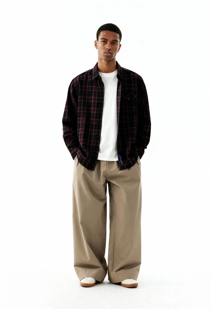 Check Corduroy Shirt 011 // regular fit — photo 2