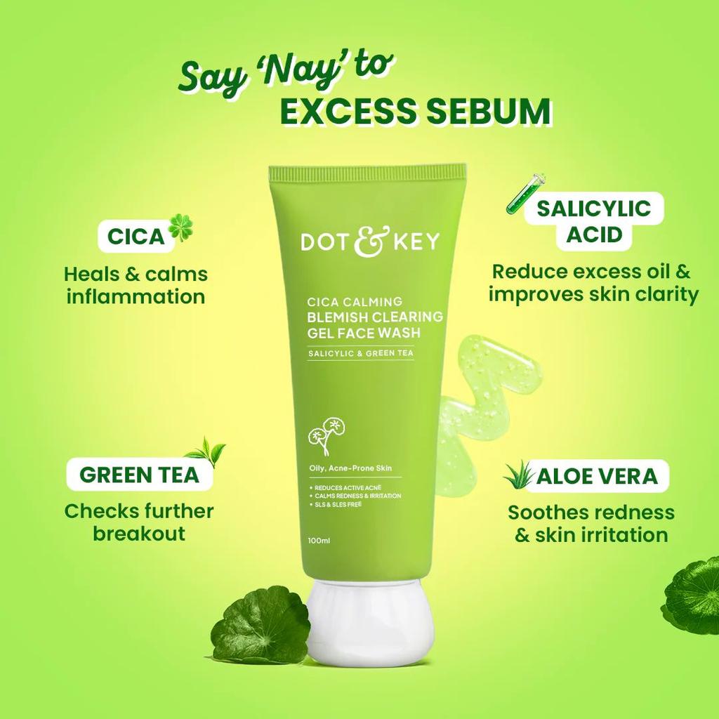 Cica + Salicylic Gel Face Wash 100g - Pack of 2 — photo 3