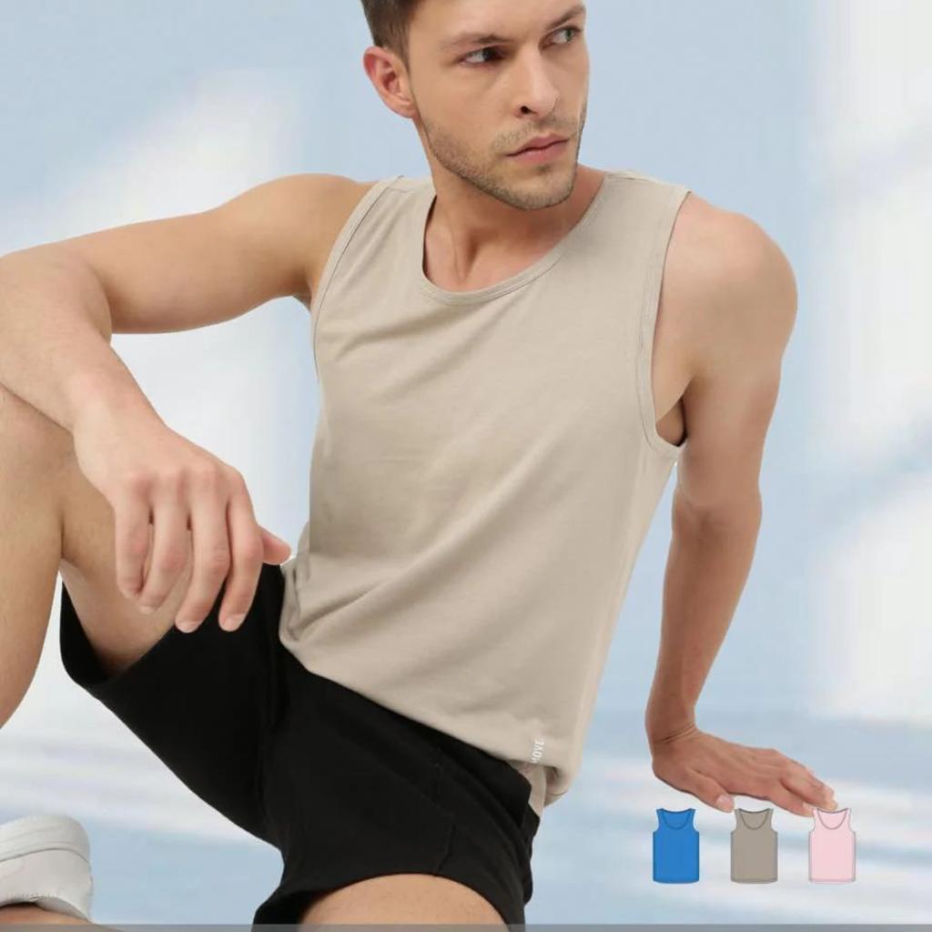 Twin Skin Organic Bamboo Vest - Active Fit (Pack of 3)