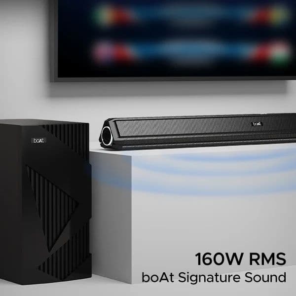boAt Aavante Bar Chord | 160W RMS 2.1 Channel Bluetooth Soundbar, 6.5 inch Wireless Subwoofer, EQ Modes, Multi-Connectivity — photo 5