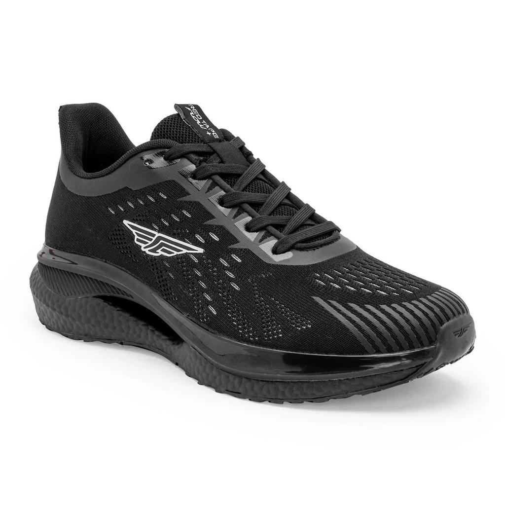 Athleisure Sports Shoes for Men | Enhanced Durability, Soft Cushioned Insole, Slip Resistance, Superior Bounce, Abrasion Resistant & Shock Absorption — 6 / Black