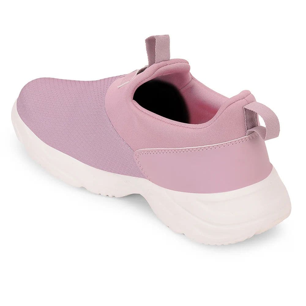 Leap7x Purple Sports Non Lacing Walking Shoes For Women JIMNY-61E By Liberty — photo 5