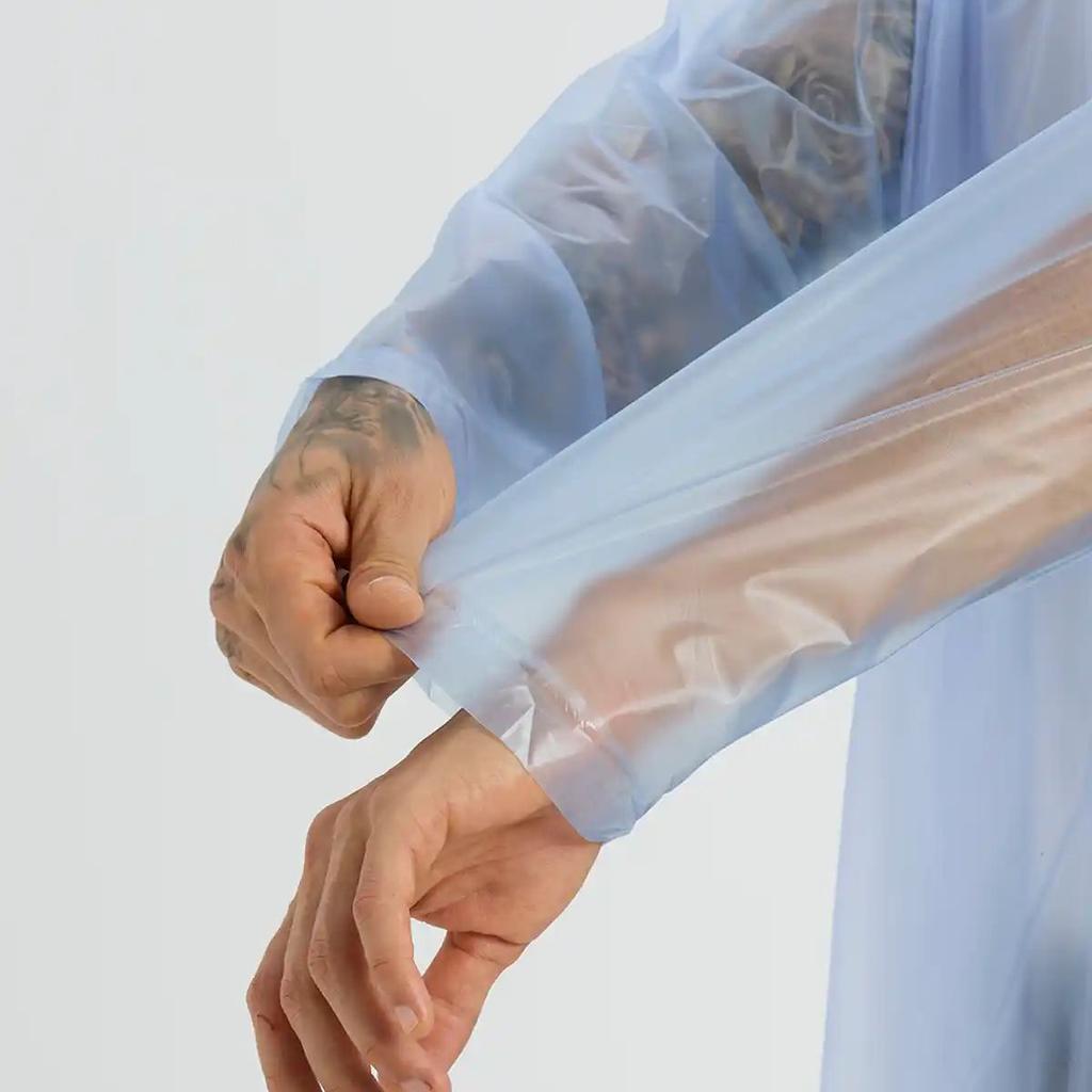 Zeel Unisex Hooded Waterproof PVC Poncho