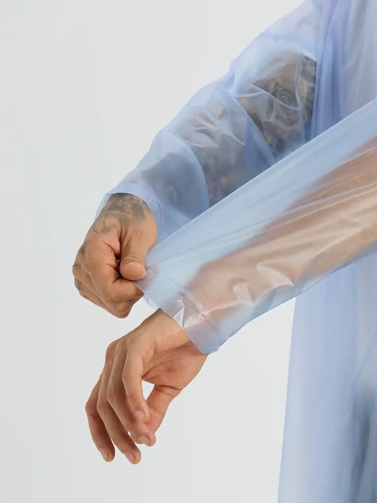 Zeel Unisex Hooded Waterproof PVC Poncho