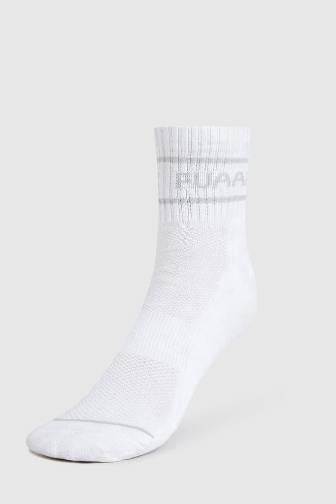Legacy Quarter Socks White/Grey — photo 4