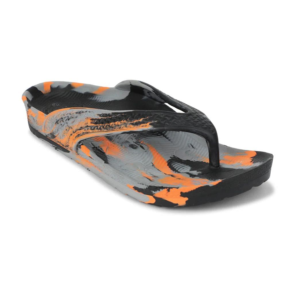 A-HA Black Casual Slipper For Men HAPPYFEET1 By Liberty — 6/40 / Black