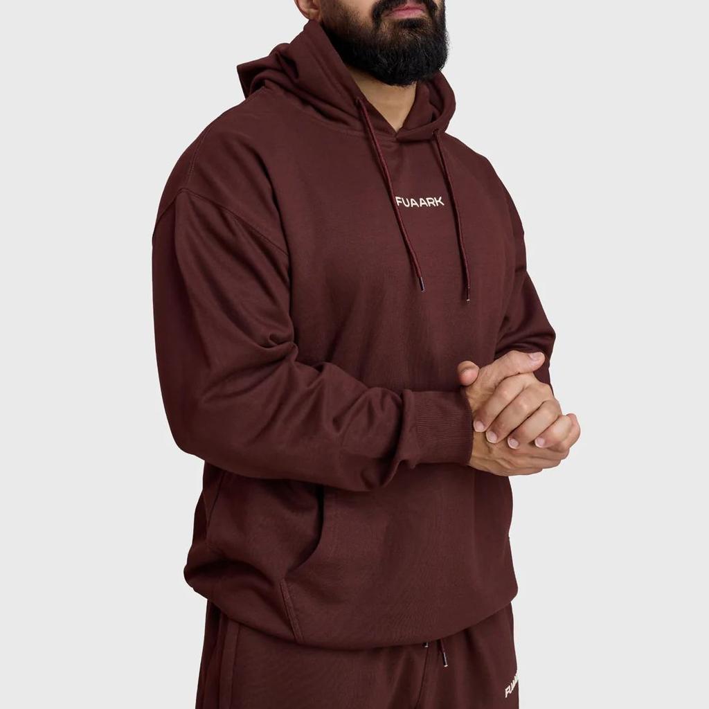 Signature Oversized Hoodie Brown