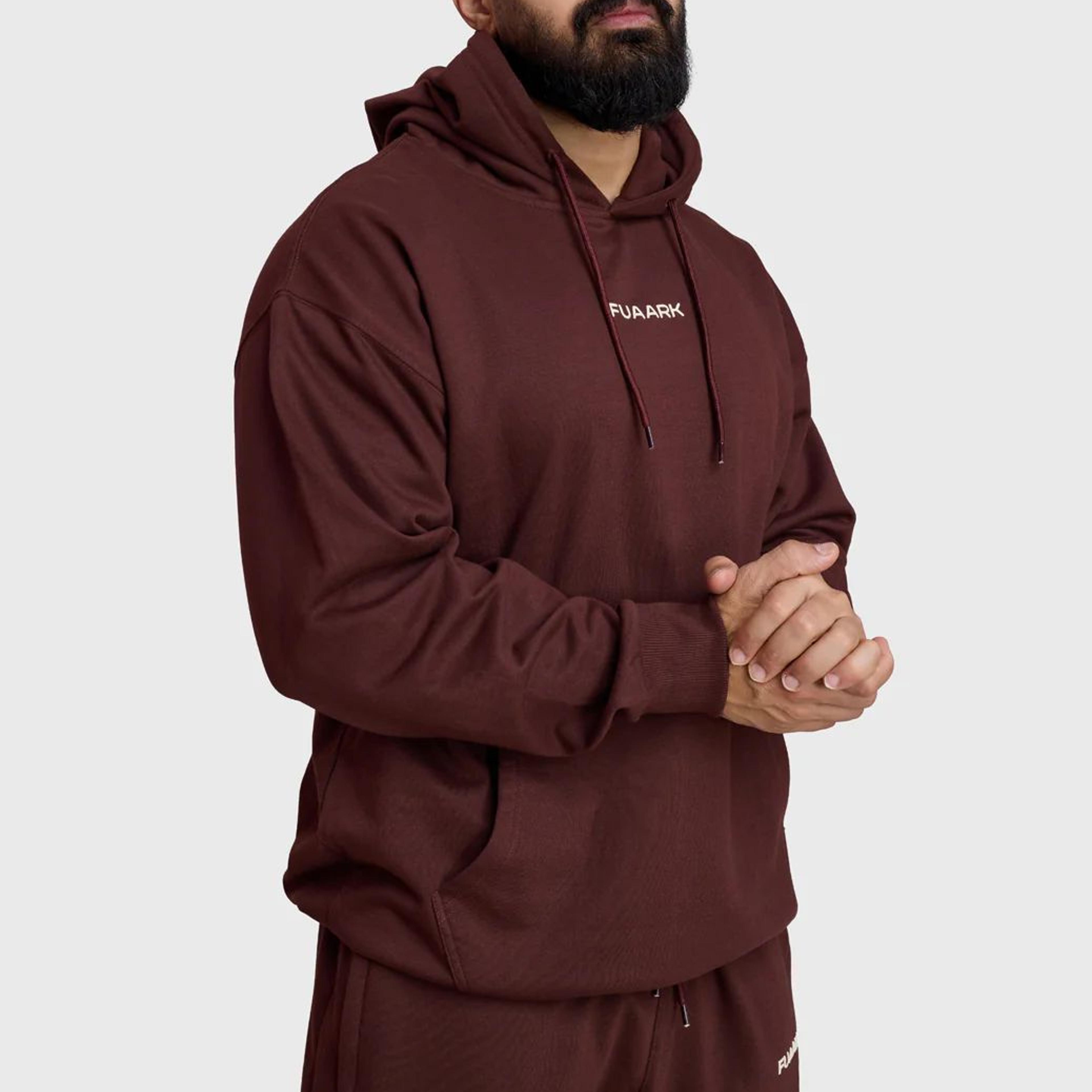 Signature Oversized Hoodie Brown