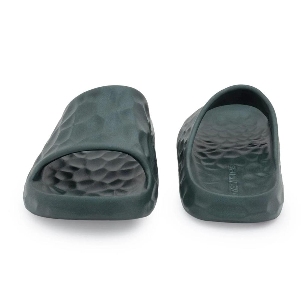 Dark Green Pool Sliders for Men — photo 4