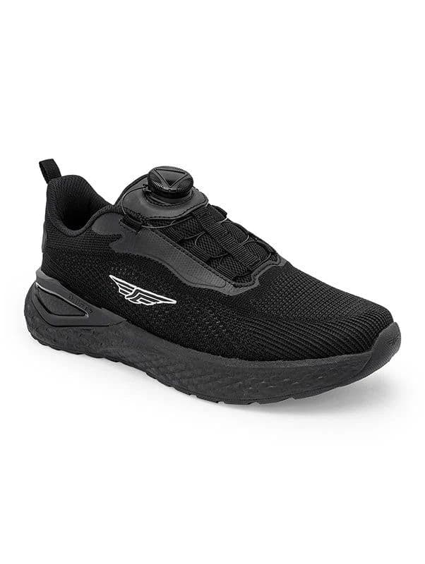 RedTape Sports Walking Shoes for Women | Dial Lace Quick On, Soft Cushioned Insole, Slip-Resistance, Dynamic Feet Support, Arch Support & Shock Absorption — 36 / Black