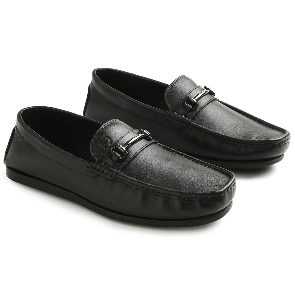 Healers Black Casual Loafers For Men S201-01 By Liberty — photo 5