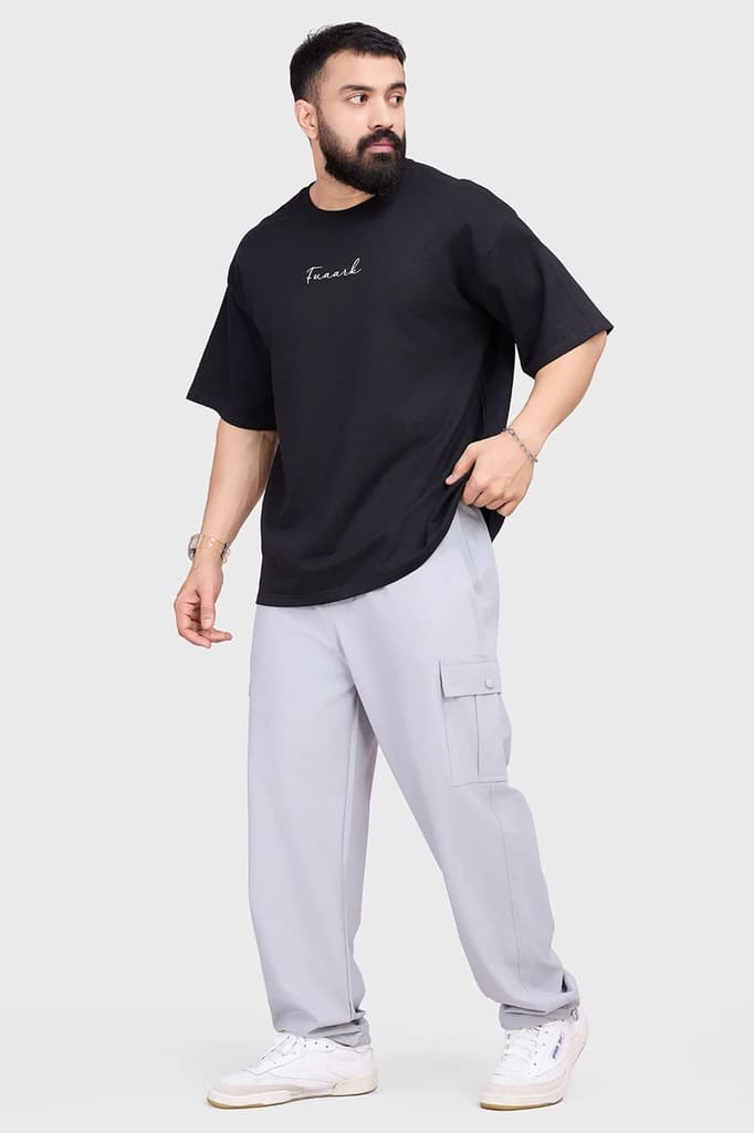 Bold Oversized T-shirt Black — photo 7