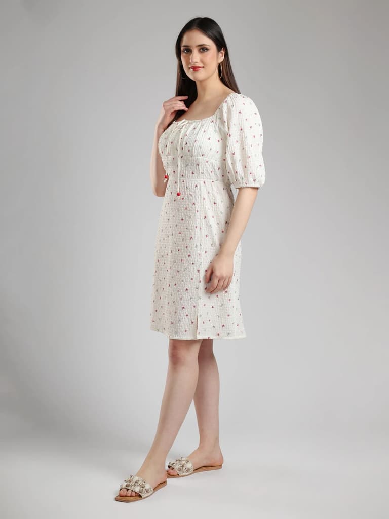 Lara Floral Printed Dress — photo 7