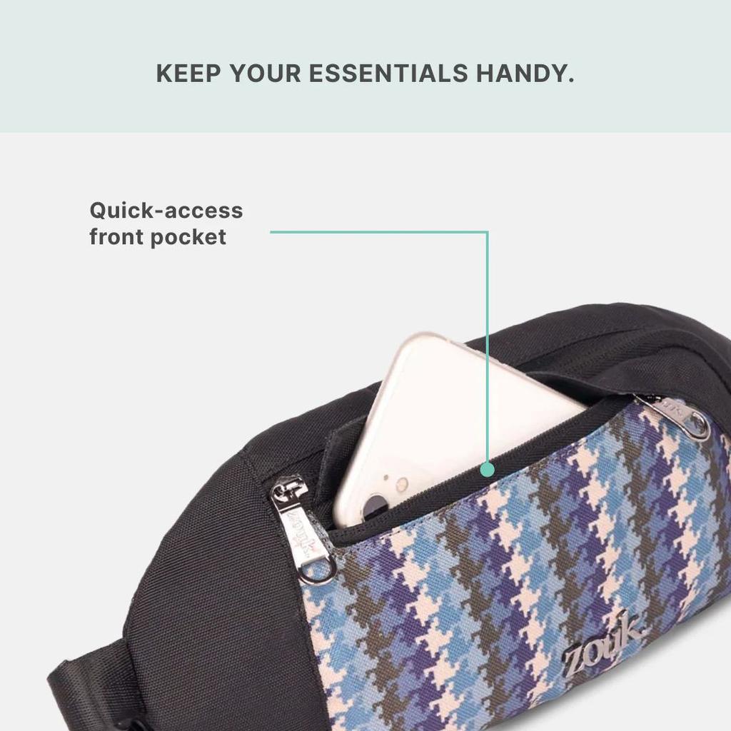 Bombay Houndstooth Faye Fanny Pack — photo 4