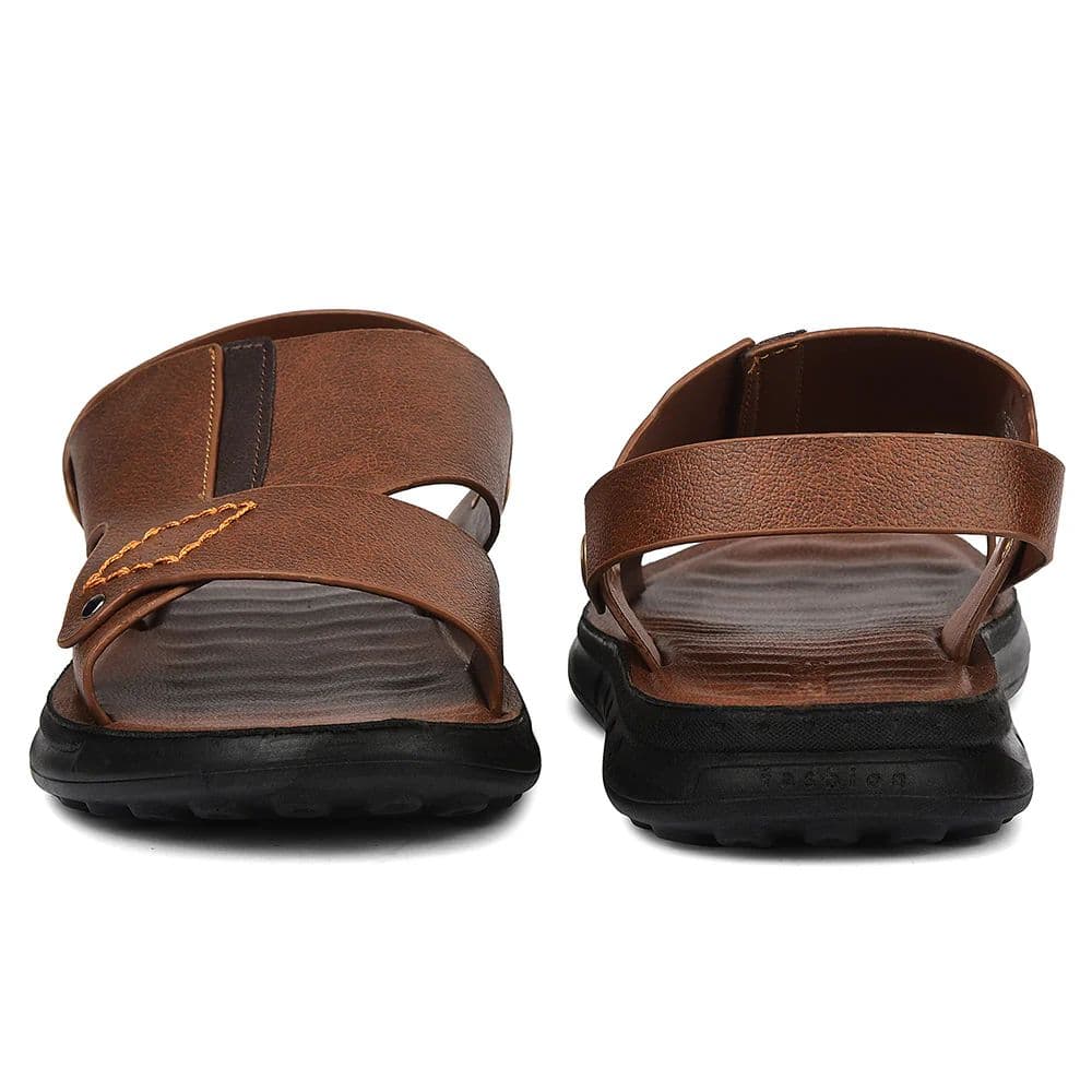 Healers Tan Casual Sandal For Men GHD-81 By Liberty — photo 6