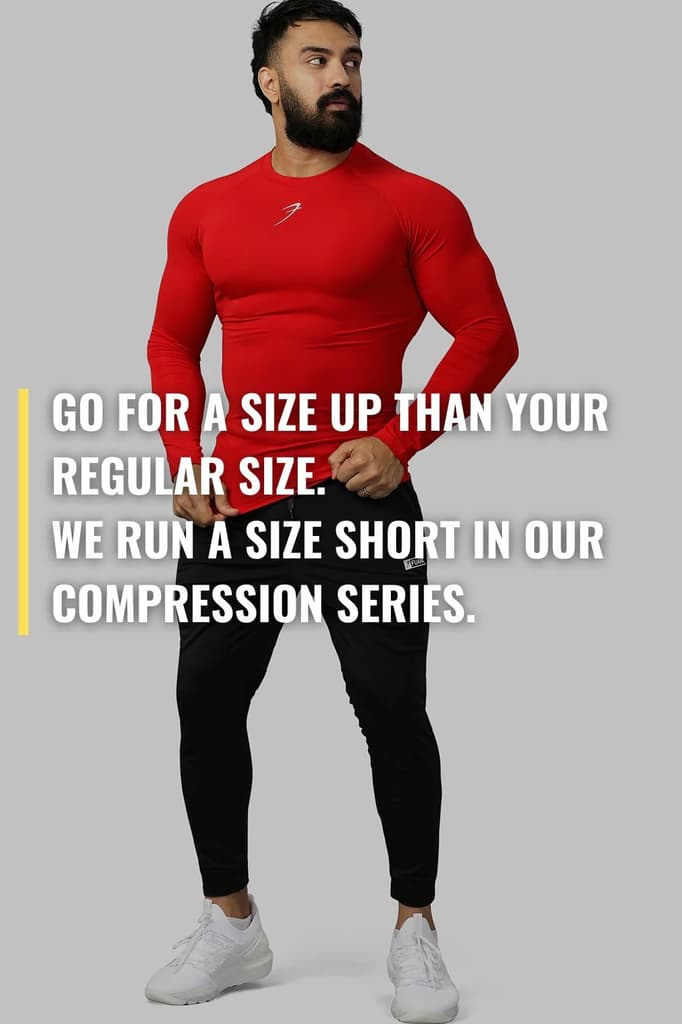 Compression Fullsleeves T-shirt Red — photo 2
