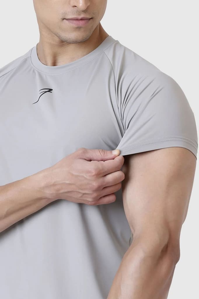 Bare Nylon T-shirt Light Grey — photo 3