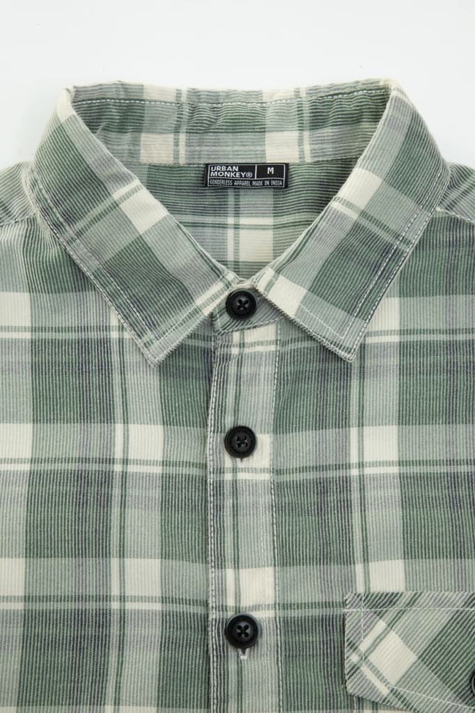 Check Corduroy Shirt 013 // regular fit — photo 7