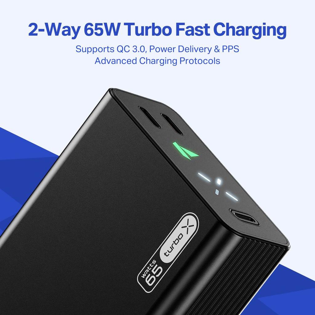 boAt Energyshroom PB465 Turbo X | 20000mAh Power Bank with 65W Turbo Fast Charging — photo 4